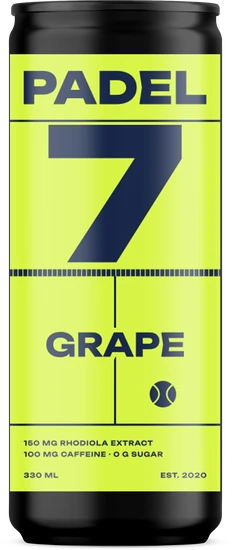 Example design Padel 7 on the 330 ml can